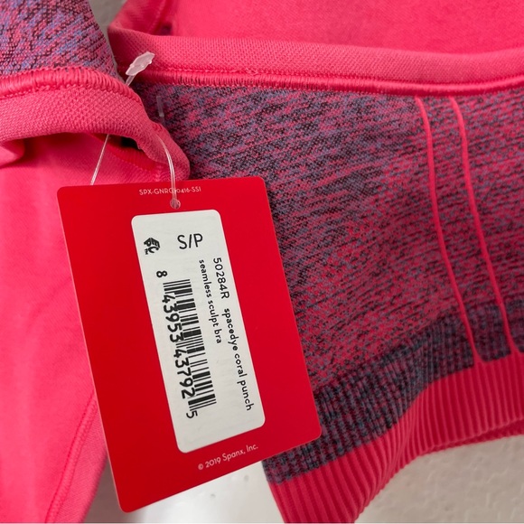 NWT SPANX • Seamless Sculpt Bra in Coral Punch - Picture 7 of 7